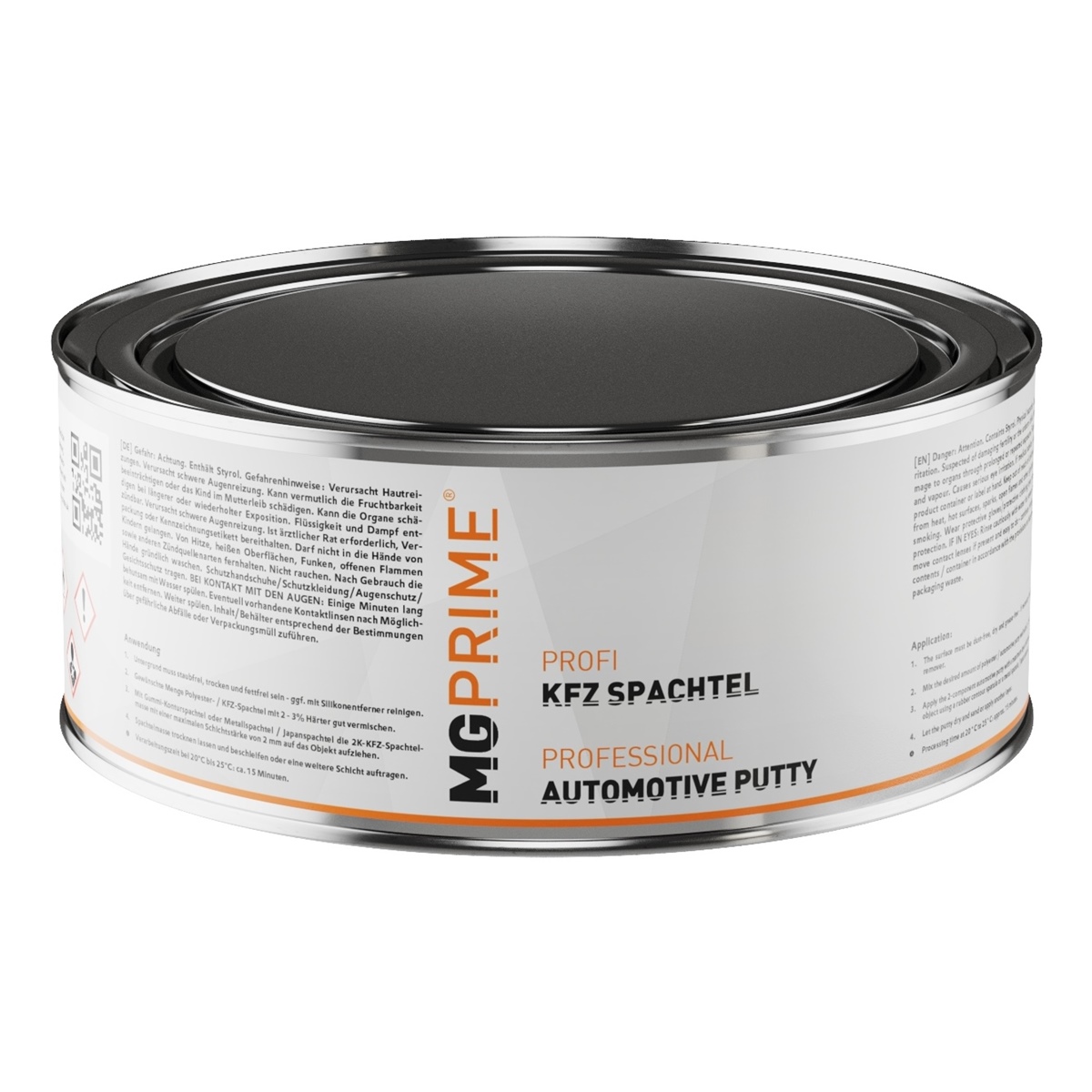 Mastic carrosserrie polyester d'étain 2C 